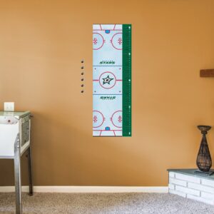 Dallas Stars: Rink Growth Chart - Officially Licensed NHL Removable Wall Graphic Large by Fathead | Vinyl