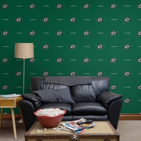 Dallas Stars: Stripes Pattern - Officially Licensed NHL Removable Wallpaper 24" x 10.5' (21.0 sf) by Fathead