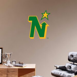 Minnesota North Stars for Dallas Stars: Vintage Logo - Officially Licensed NHL Removable Wall Decal 30.0"W x 38.0"H by Fathead |