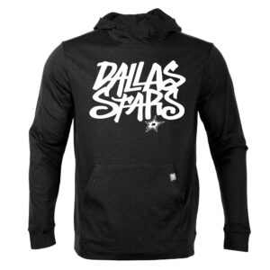 Men's Levelwear Black Dallas Stars Thrive Graffiti Long Sleeve Hoodie T-Shirt